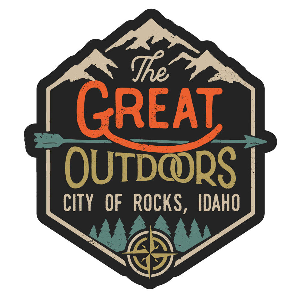 City of Rocks Idaho Souvenir Decorative Stickers (Choose theme and size) Image 4