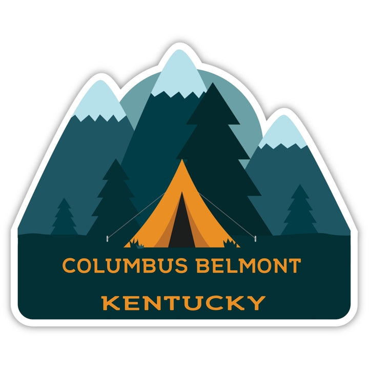 Columbus Belmont Kentucky Souvenir Decorative Stickers (Choose theme and size) Image 1