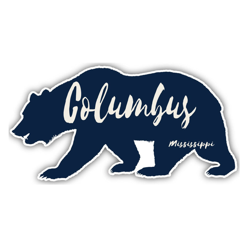 Columbus Mississippi Souvenir Decorative Stickers (Choose theme and size) Image 2