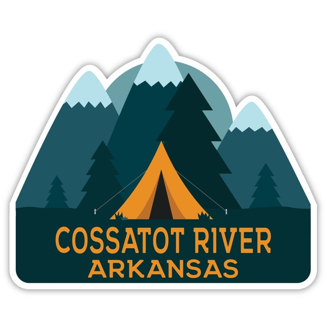 Cossatot River Arkansas Souvenir Decorative Stickers (Choose theme and size) Image 1