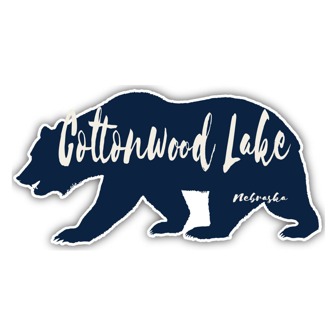 Cottonwood Lake Nebraska Souvenir Decorative Stickers (Choose theme and size) Image 2