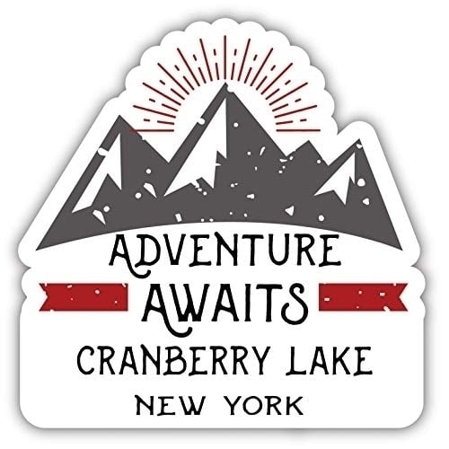 Cranberry Lake York Souvenir Decorative Stickers (Choose theme and size) Image 1