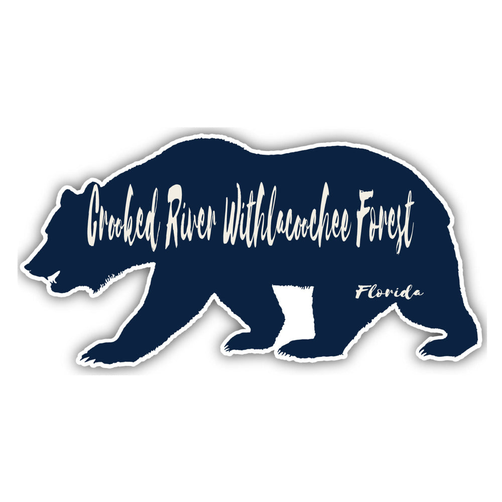 Crooked River Withlacoochee Forest Florida Souvenir Decorative Stickers (Choose theme and size) Image 2