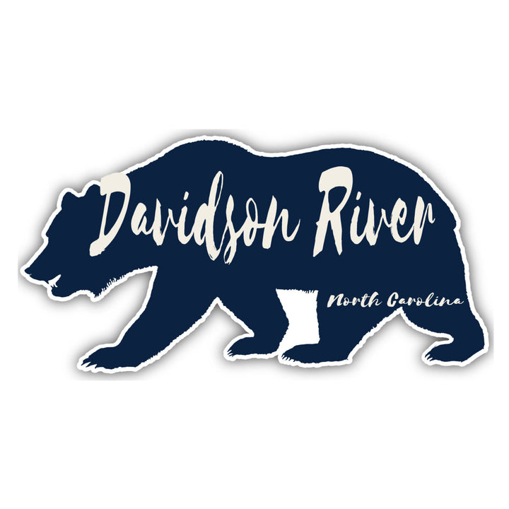 Davidson River North Carolina Souvenir Decorative Stickers (Choose theme and size) Image 1