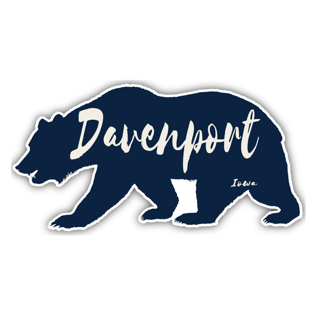 Davenport Iowa Souvenir Decorative Stickers (Choose theme and size) Image 4