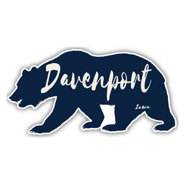 Davenport Iowa Souvenir Decorative Stickers (Choose theme and size) Image 4