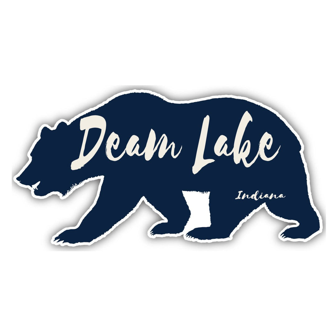 Deam Lake Indiana Souvenir Decorative Stickers (Choose theme and size) Image 1