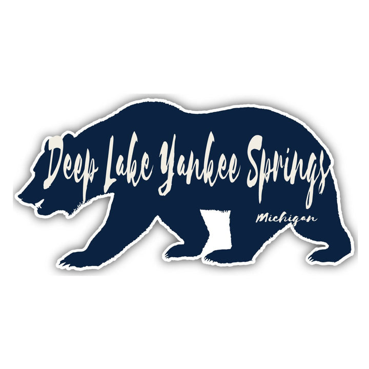 Deep Lake Yankee Springs Michigan Souvenir Decorative Stickers (Choose theme and size) Image 2