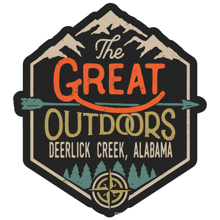 Deerlick Creek Alabama Souvenir Decorative Stickers (Choose theme and size) Image 4