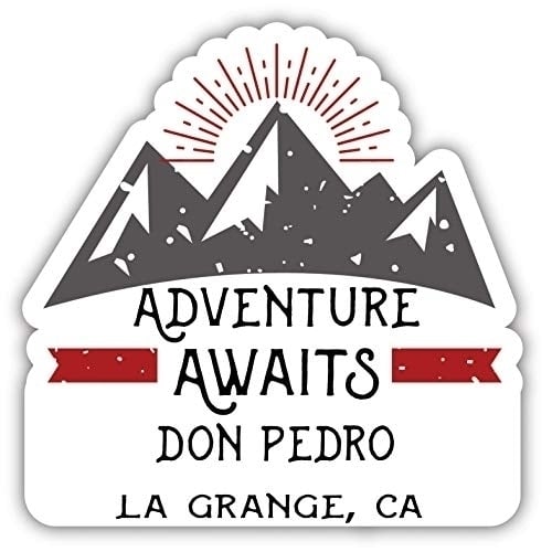 Don Pedro LouisianaGrange California Souvenir Decorative Stickers (Choose theme and size) Image 1