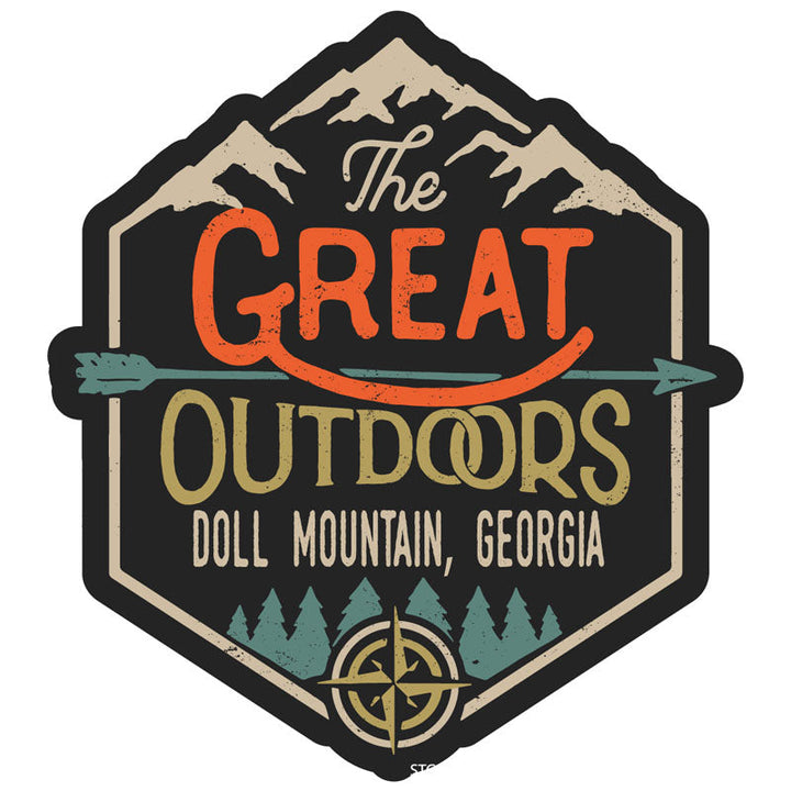 Doll Mountain Georgia Souvenir Decorative Stickers (Choose theme and size) Image 3