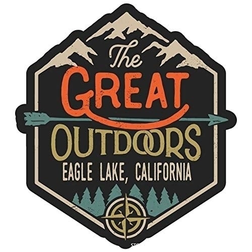 Eagle Lake California Souvenir Decorative Stickers (Choose theme and size) Image 1