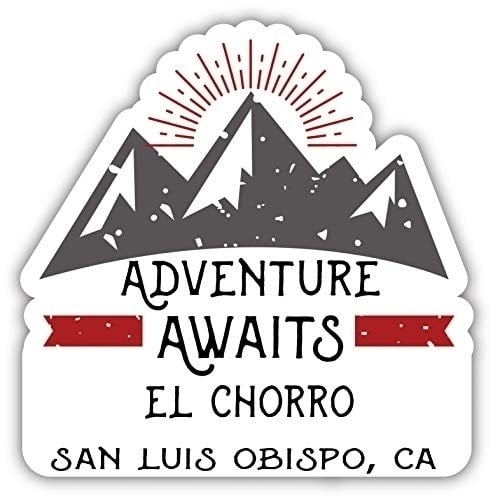 El Chorro San Luis Obispo California Souvenir Decorative Stickers (Choose theme and size) Image 1