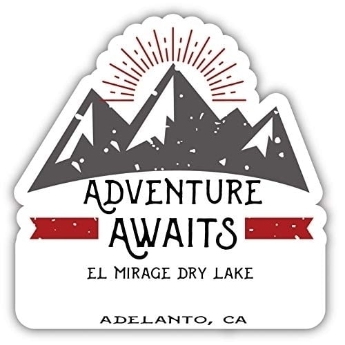 El Mirage Dry Lake Adelanto California Souvenir Decorative Stickers (Choose theme and size) Image 1