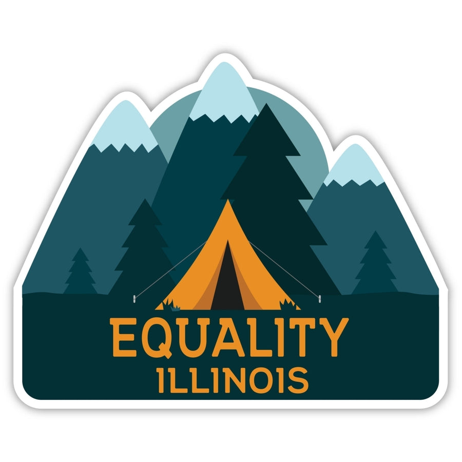 Equality Illinois Souvenir Decorative Stickers (Choose theme and size) Image 1