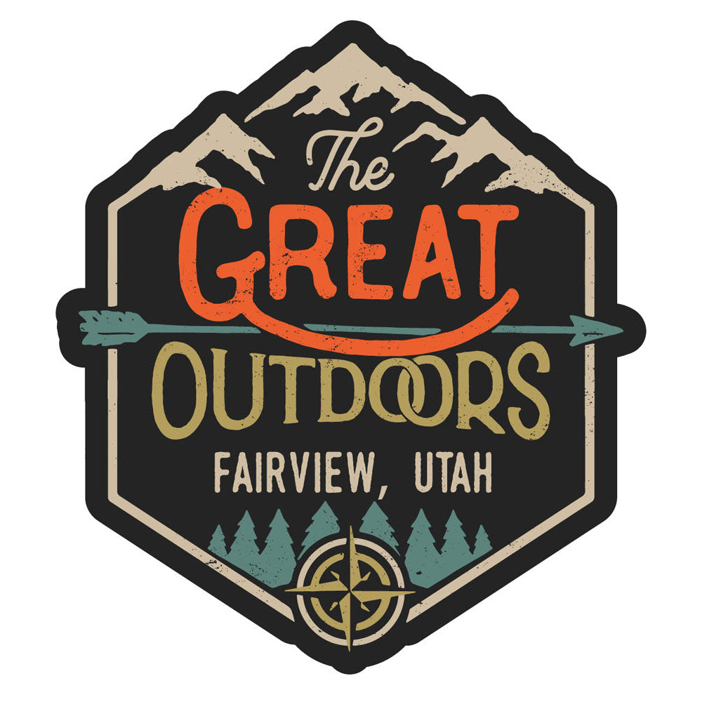 Fairview Utah Souvenir Decorative Stickers (Choose theme and size) Image 2