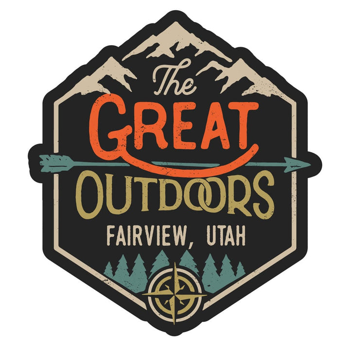 Fairview Utah Souvenir Decorative Stickers (Choose theme and size) Image 1