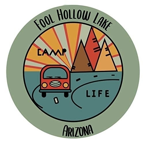 Fool Hollow Lake Arizona Souvenir Decorative Stickers (Choose theme and size) Image 1