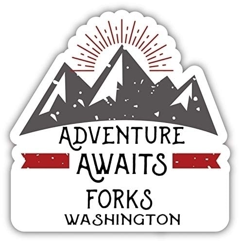 Forks Washington Souvenir Decorative Stickers (Choose theme and size) Image 1