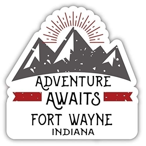 Fort Wayne Indiana Souvenir Decorative Stickers (Choose theme and size) Image 1