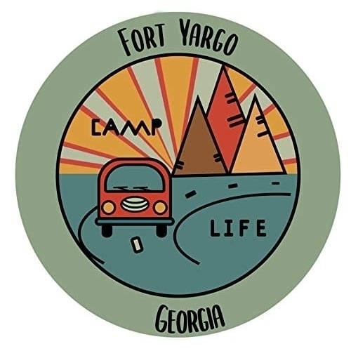 Fort Yargo Georgia Souvenir Decorative Stickers (Choose theme and size) Image 1