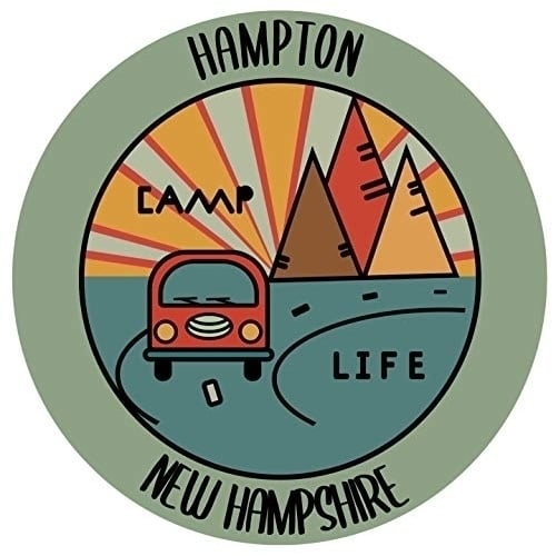 Hampton Hampshire Souvenir Decorative Stickers (Choose theme and size) Image 1