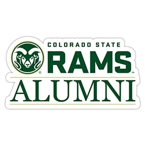 Colorado State Rams 4-Inch Alumni 4-Pack NCAA Vinyl Sticker - Durable School Spirit Decal Image 1