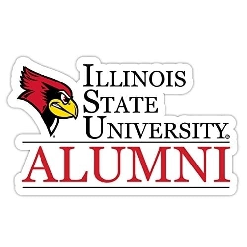 Illinois State Redbirds 4-Inch Alumni 4-Pack NCAA Vinyl Sticker - Durable School Spirit Decal Image 1