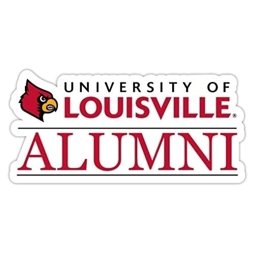 Louisville Cardinals Alumni 4" Sticker - (4 Pack) Image 1