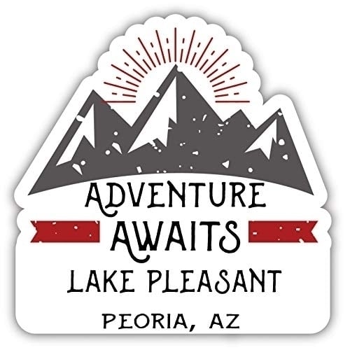 Lake Pleasant Peoria Arizona Souvenir Decorative Stickers (Choose theme and size) Image 1