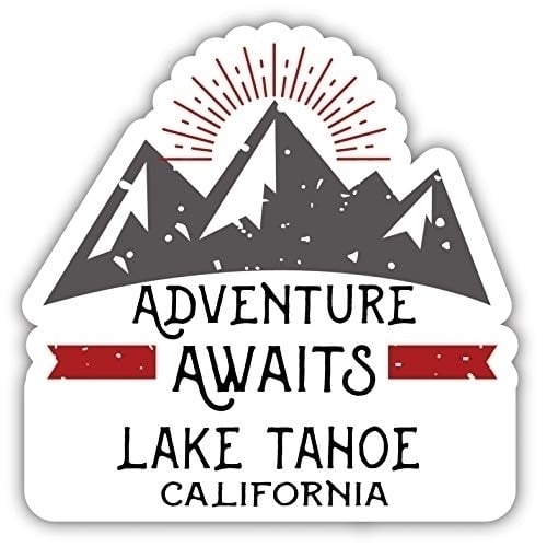 Lake Tahoe California Souvenir Decorative Stickers (Choose theme and size) Image 1