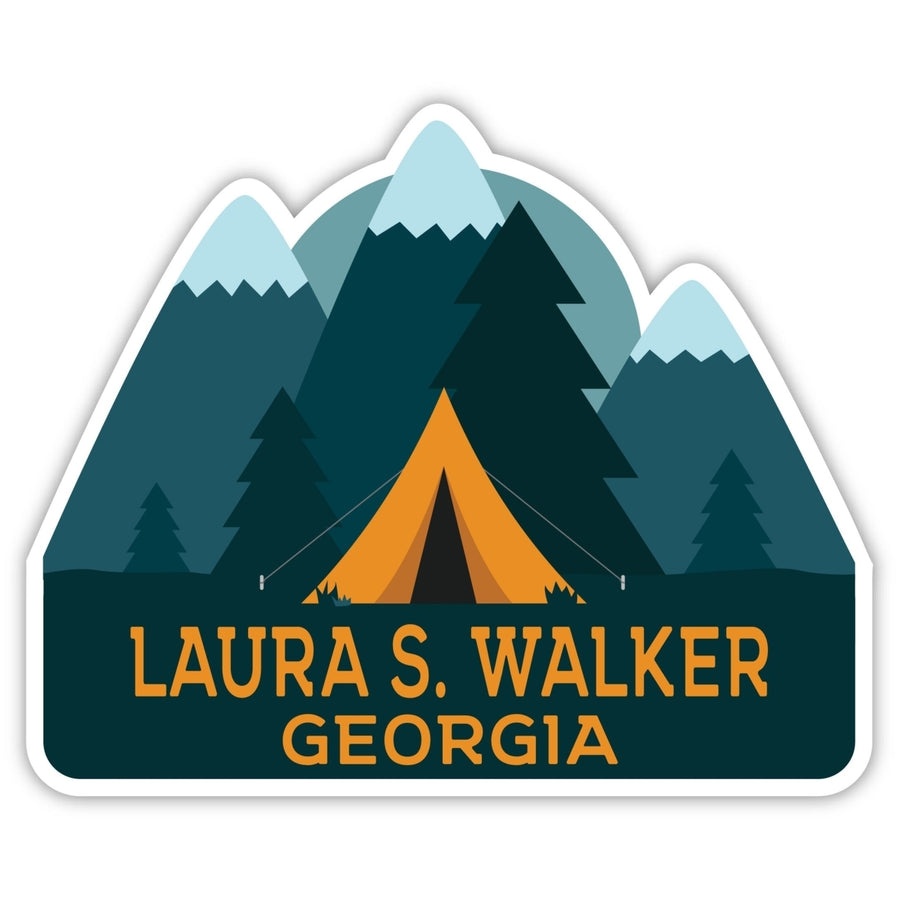 Laura S. Walker Georgia Souvenir Decorative Stickers (Choose theme and size) Image 1