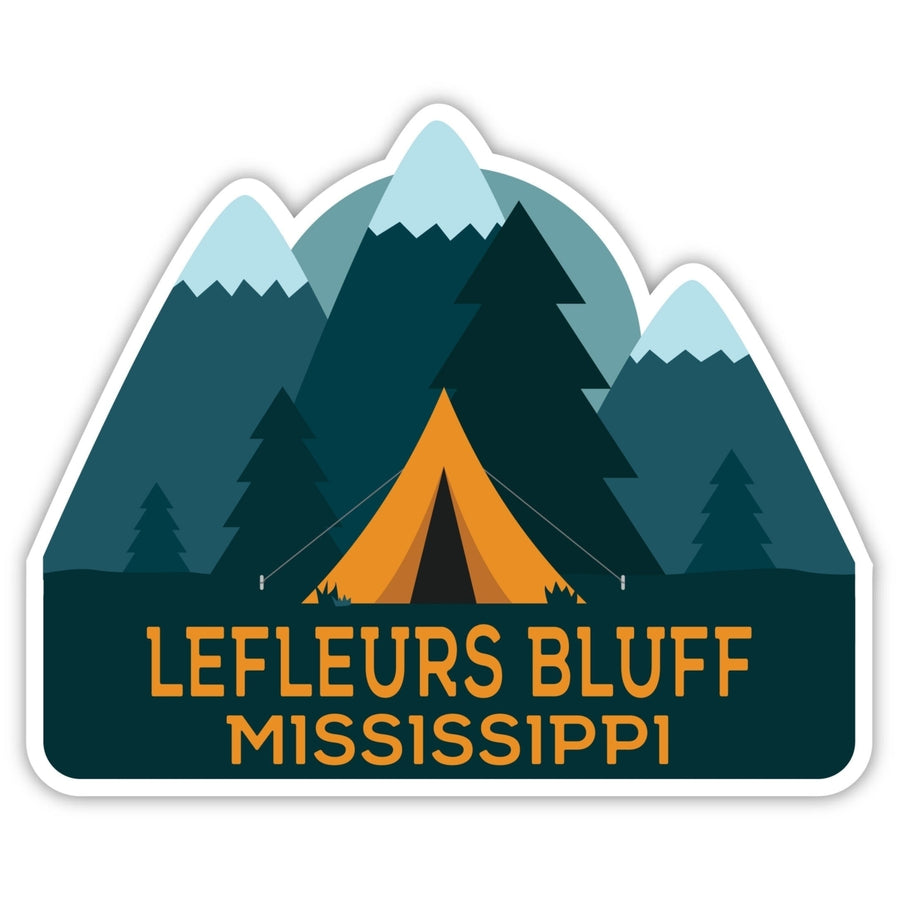 Lefleurs Bluff Mississippi Souvenir Decorative Stickers (Choose theme and size) Image 1