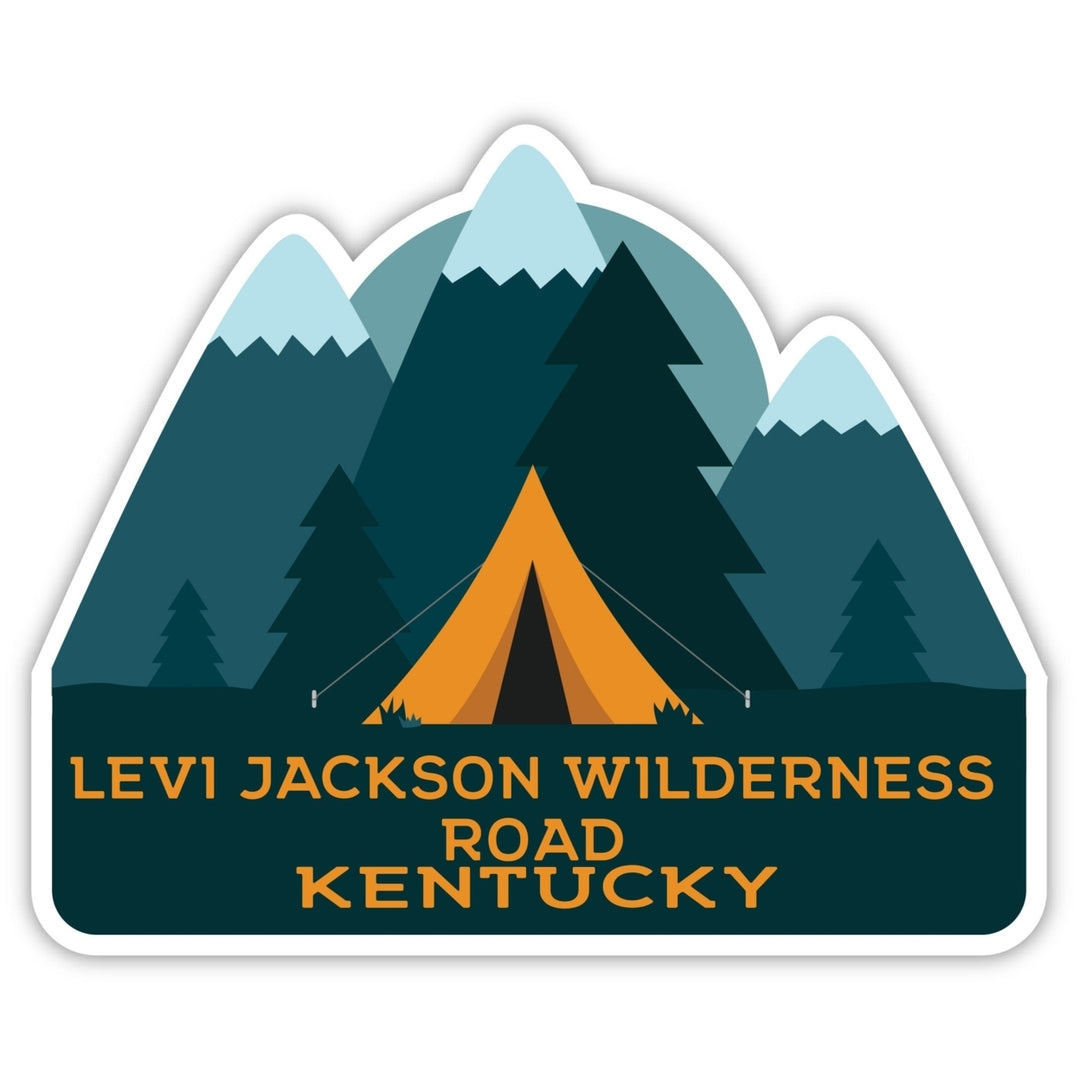 Levi Jackson Wilderness Road Kentucky Souvenir Decorative Stickers (Choose theme and size) Image 1