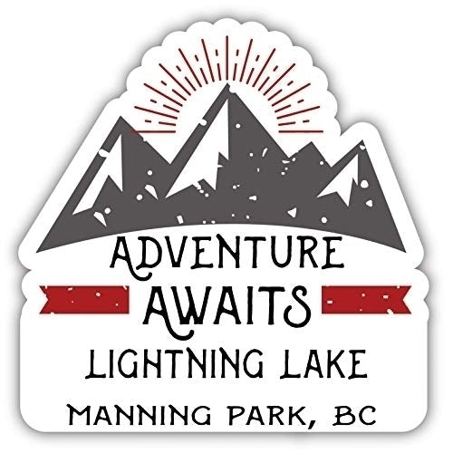 Lightning Lake Manning Park Bc Souvenir Decorative Stickers (Choose theme and size) Image 1