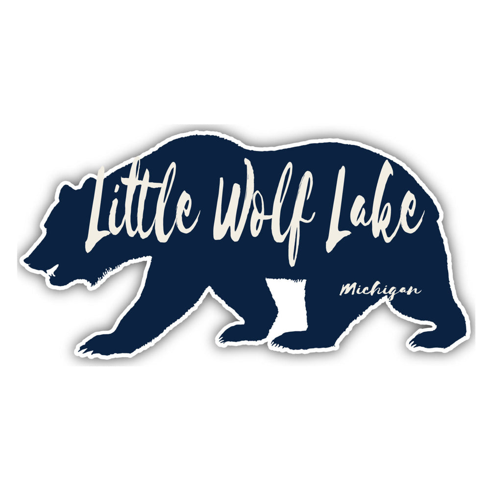 Little Wolf Lake Michigan Souvenir Decorative Stickers (Choose theme and size) Image 2