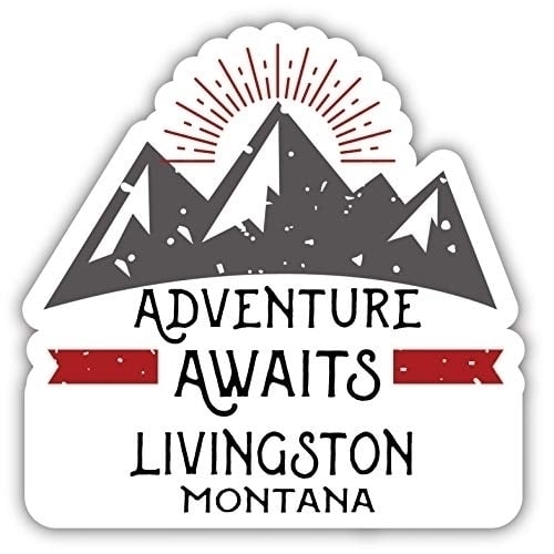 Livingston Montana Souvenir Decorative Stickers (Choose theme and size) Image 1