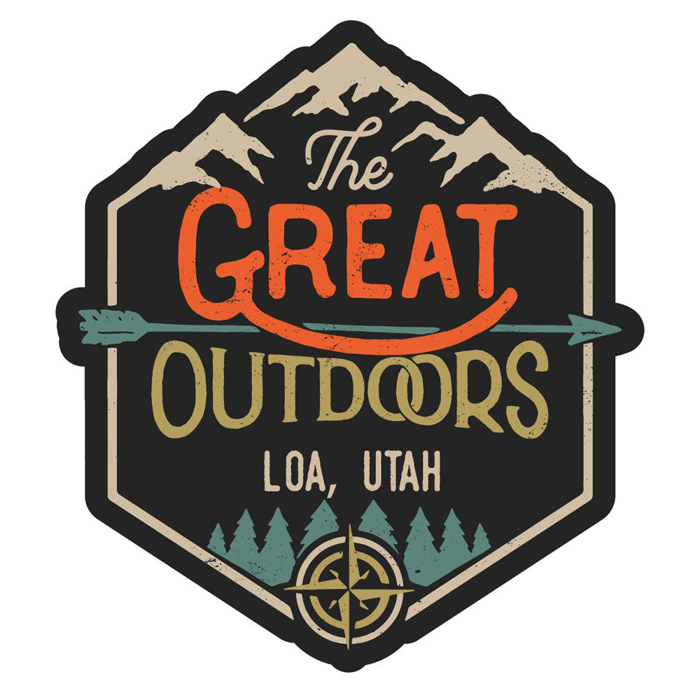 Loa Utah Souvenir Decorative Stickers (Choose theme and size) Image 1