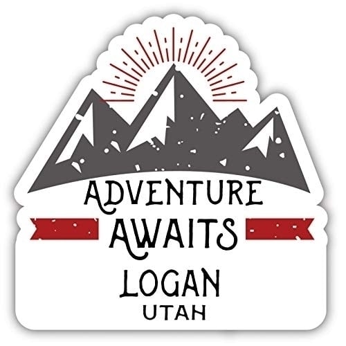 Logan Utah Souvenir Decorative Stickers (Choose theme and size) Image 1