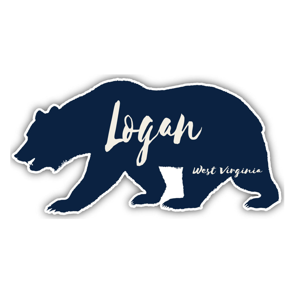 Logan West Virginia Souvenir Decorative Stickers (Choose theme and size) Image 2