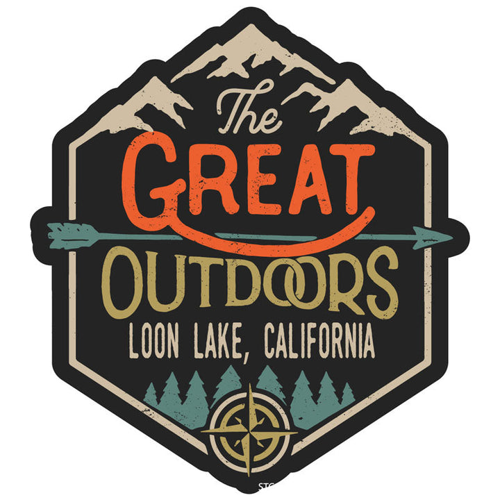 Loon Lake California Souvenir Decorative Stickers (Choose theme and size) Image 2