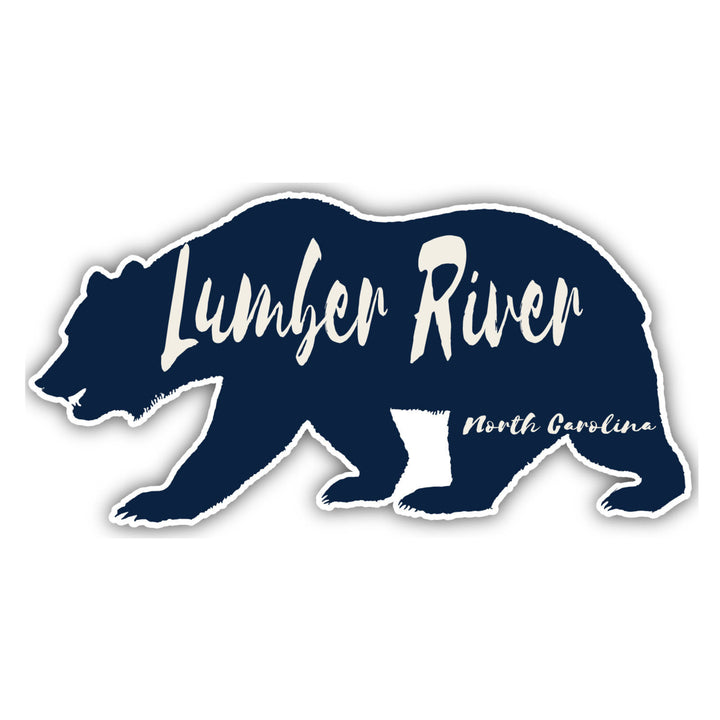 Lumber River North Carolina Souvenir Decorative Stickers (Choose theme and size) Image 1