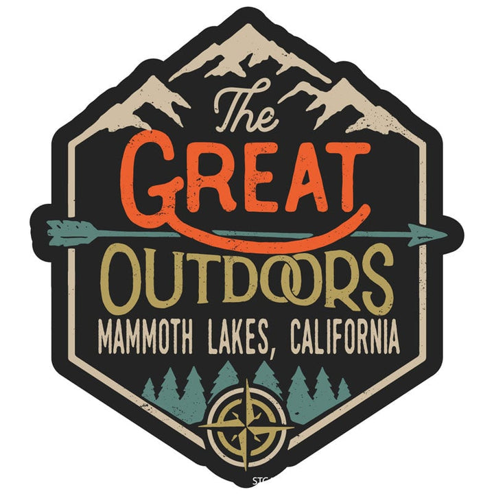 Mammoth Lakes California Souvenir Decorative Stickers (Choose theme and size) Image 1