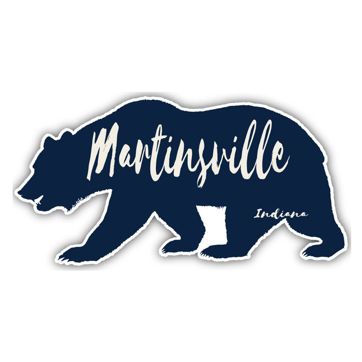 Martinsville Indiana Souvenir Decorative Stickers (Choose theme and size) Image 2