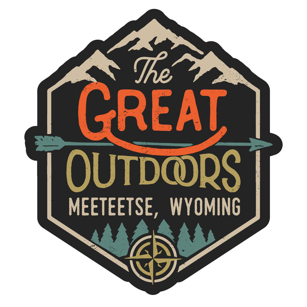 Meeteetse Wyoming Souvenir Decorative Stickers (Choose theme and size) Image 2