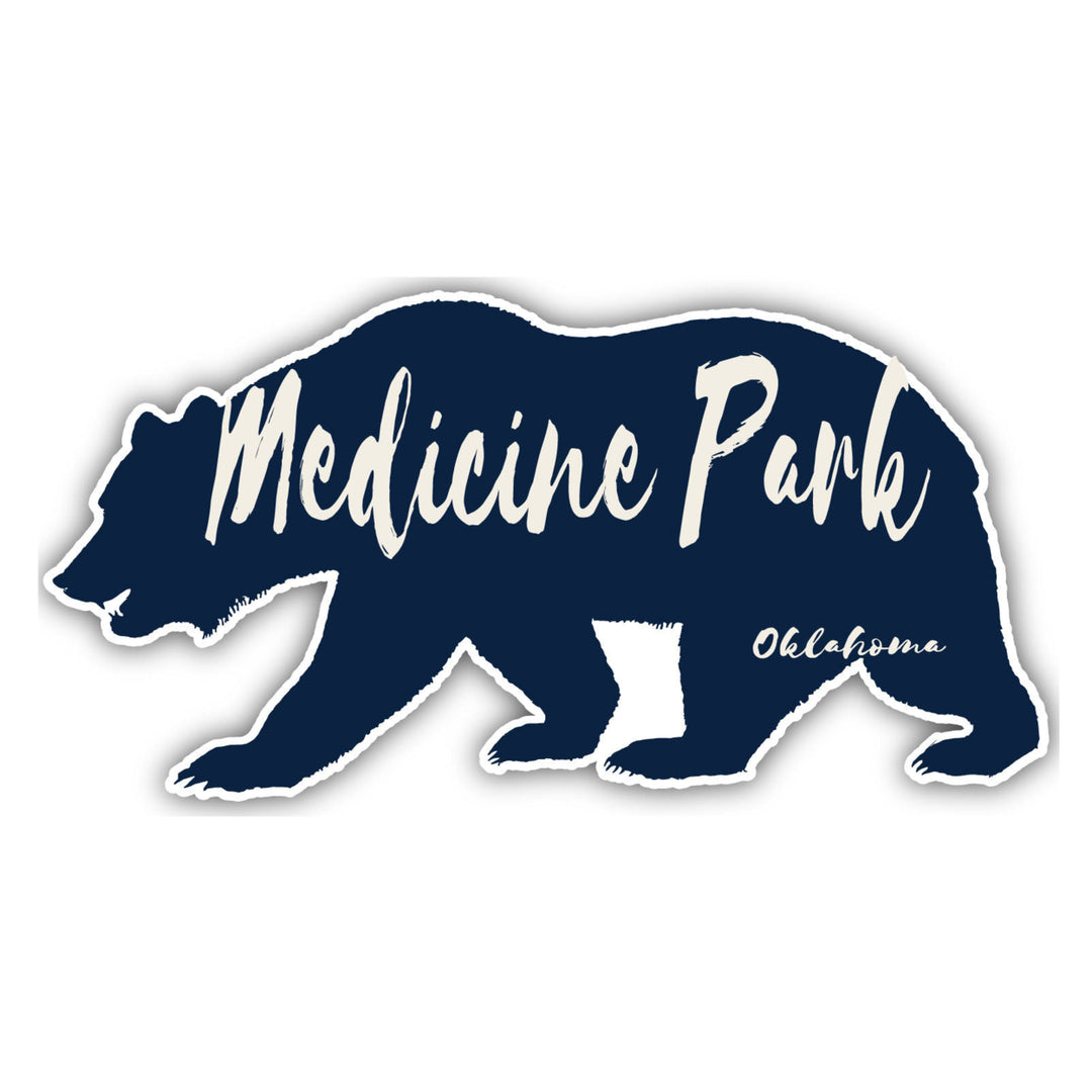 Medicine Park Oklahoma Souvenir Decorative Stickers (Choose theme and size) Image 3