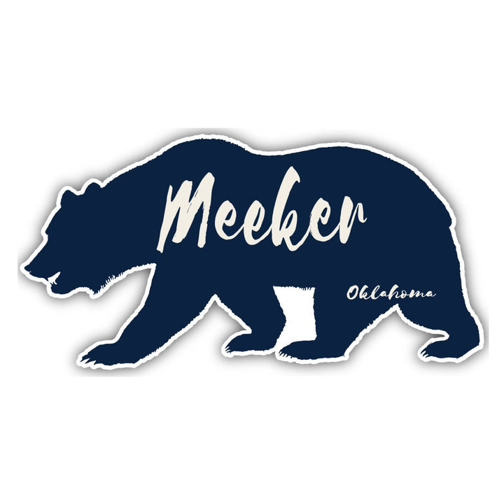 Meeker Oklahoma Souvenir Decorative Stickers (Choose theme and size) Image 2