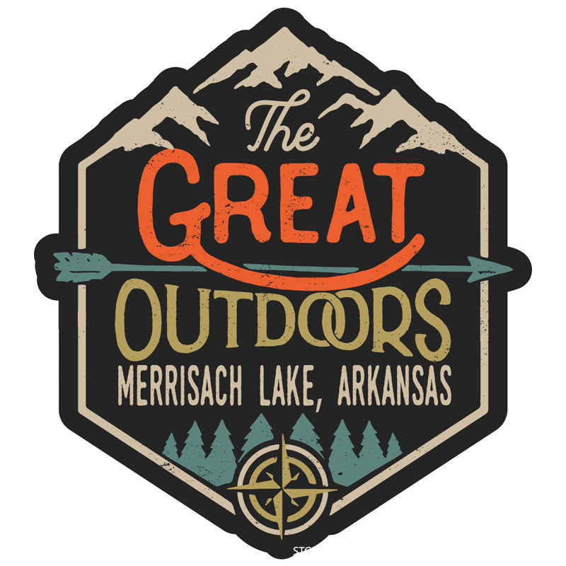 Merrisach Lake Arkansas Souvenir Decorative Stickers (Choose theme and size) Image 1