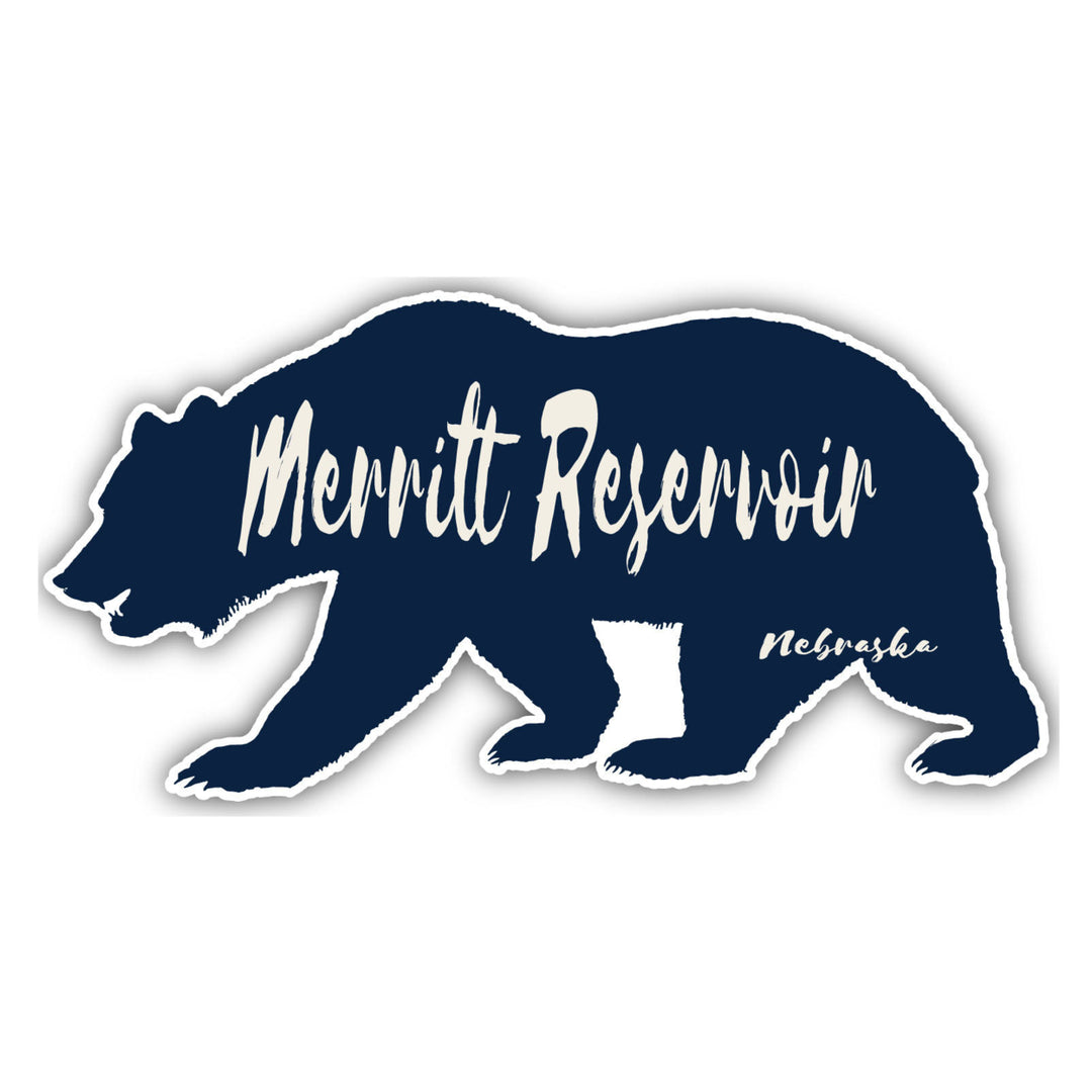 Merritt Reservoir Nebraska Souvenir Decorative Stickers (Choose theme and size) Image 2