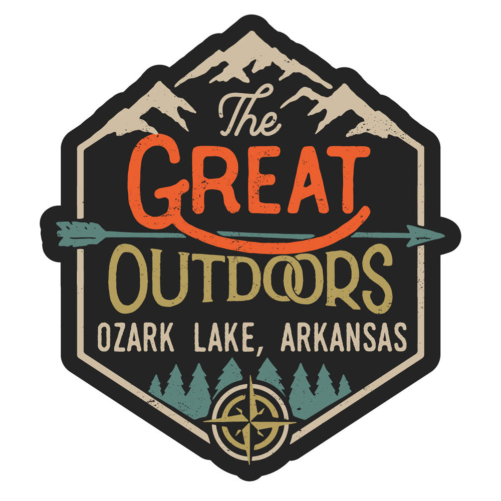 Ozark Lake Arkansas Souvenir Decorative Stickers (Choose theme and size) Image 2